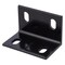 Hampton Hampton 4.62 in. H X 3 in. W X 1/4 in. D Black Steel Inside/Outside Brace 02-3405-428 - alternate 4